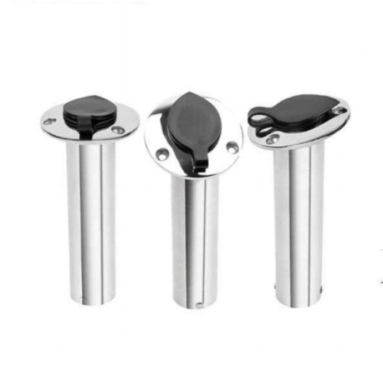 316不鏽鋼嵌入式帶帽魚竿架